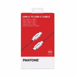 Pantone PT-CTC002-5R1 câble USB 1,5 m USB C Rouge
