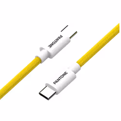 Pantone PT-CTC002-5Y, 1,5 m, USB C, USB C, Jaune
