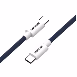 Pantone PT-CTC002-5N, 1,5 m, USB C, USB C, Bleu