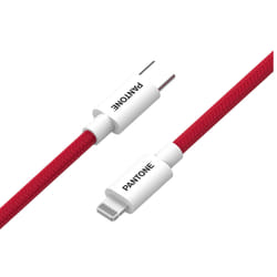Pantone PT-CTL002-5R1 câble Lightning 1,5 m Rouge, Blanc
