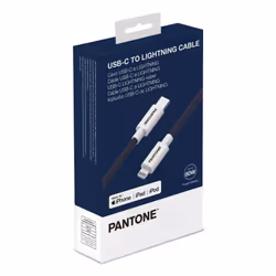 Pantone PT-CTL002-5N câble Lightning 1,5 m Bleu, Blanc