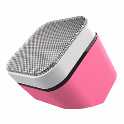 Pantone PT-BS003R, 3 W, Avec fil &amp;sans fil, 10 m, Rose, Universel, Batterie intégré