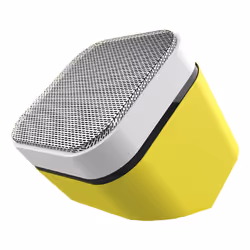Pantone PT-BS003F, 3 W, Sans fil, 10 m, Micro-USB, Enceinte portable mono, Jaune