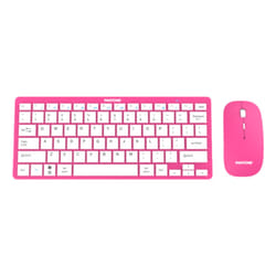 Pantone PT-KB09P1 clavier Souris incluse Maison RF sans fil QWERTY Italien Rose