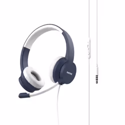 Pantone PT-WDH002N, Avec fil, Bureau/Centre d'appels, 20 - 20000 Hz, Casque, Bleu