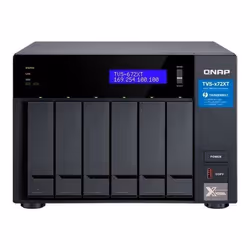 QNAP TVS-672XT, NAS, Tower, Intel® Core™ i3, Noir