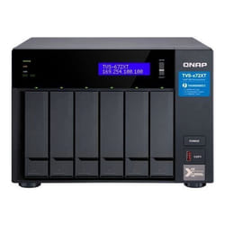 QNAP TVS-672XT NAS Tower Ethernet/LAN Noir