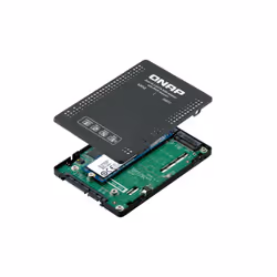 QNAP QDA-A2MAR Boîtier de disques de stockage Enceinte ssd Noir M.2 - Vue supplémentaire 6