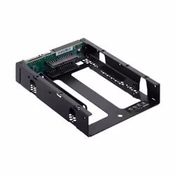 QNAP QDA-A2AR Boîtier de disques de stockage Boîtier disque dur/SSD Noir 2.5" - Vue supplémentaire 5