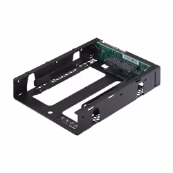 QNAP QDA-A2AR Boîtier de disques de stockage Boîtier disque dur/SSD Noir 2.5" - Vue supplémentaire 6