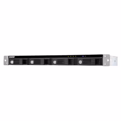 QNAP TR-004U, Boîtier disque dur/SSD, 2.5/3.5", Série ATA II, Série ATA III, 6 Gbit/s, Échange à chaud, Noir, Gris