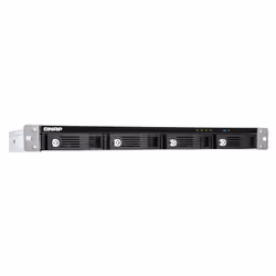 QNAP TR-004U Boîtier de disques de stockage Boîtier disque dur/SSD Noir, Gris 2.5/3.5"