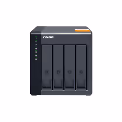 QNAP TL-D400S Boîtier de disques de stockage Boîtier disque dur/SSD Noir, Gris 2.5/3.5"