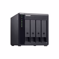 QNAP TL-D400S Boîtier de disques de stockage Boîtier disque dur/SSD Noir, Gris 2.5/3.5" - Vue supplémentaire 6
