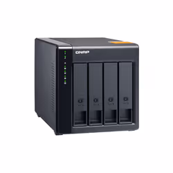 QNAP TL-D400S Boîtier de disques de stockage Boîtier disque dur/SSD Noir, Gris 2.5/3.5" - Vue supplémentaire 8
