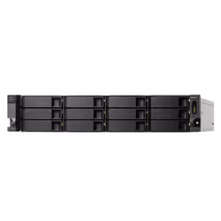 QNAP TL-R1200C-RP, Boîtier disque dur/SSD, 2.5/3.5", Série ATA III, 6 Gbit/s, Grille de montage, Noir, Gris
