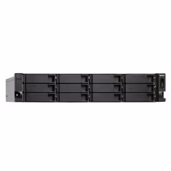 QNAP TL-R1200C-RP Boîtier de disques de stockage Boîtier disque dur/SSD Noir, Gris 2.5/3.5" - Vue supplémentaire 4