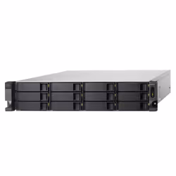 QNAP TL-R1200C-RP Boîtier de disques de stockage Boîtier disque dur/SSD Noir, Gris 2.5/3.5" - Vue supplémentaire 5