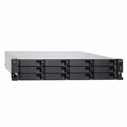 QNAP TL-R1200C-RP Boîtier de disques de stockage Boîtier disque dur/SSD Noir, Gris 2.5/3.5" - Vue supplémentaire 6