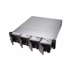 QNAP TL-R1200C-RP Boîtier de disques de stockage Boîtier disque dur/SSD Noir, Gris 2.5/3.5" - Vue supplémentaire 7