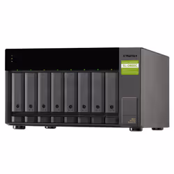 QNAP TL-D800C Boîtier de disques de stockage Boîtier disque dur/SSD Noir, Gris 2.5/3.5" - Vue supplémentaire 4