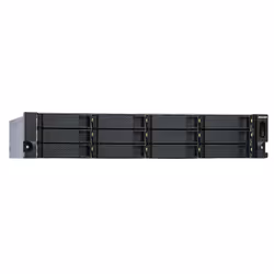 QNAP TL-R1200S-RP Boîtier de disques de stockage Boîtier disque dur/SSD Noir, Gris 2.5/3.5" - Vue supplémentaire 4