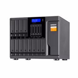 QNAP TL-D1600S, Boîtier disque dur/SSD, 2.5/3.5", Série ATA II, Série ATA III, 6 Gbit/s, Échange à chaud, Noir, Gris