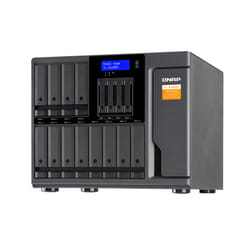 QNAP TL-D1600S Boîtier de disques de stockage Boîtier disque dur/SSD Noir, Gris 2.5/3.5"