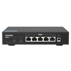 QNAP QSW-1105-5T commutateur réseau Non-géré Gigabit Ethernet (10/100/1000) Noir