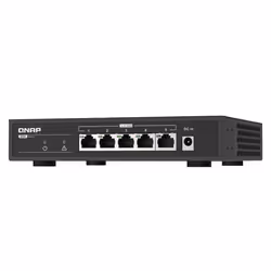 QNAP QSW-1105-5T commutateur réseau Non-géré Gigabit Ethernet (10/100/1000) Noir - Vue supplémentaire 5