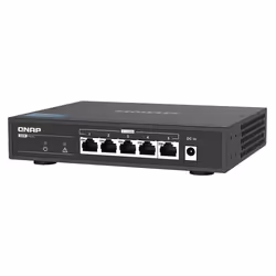 QNAP QSW-1105-5T commutateur réseau Non-géré Gigabit Ethernet (10/100/1000) Noir - Vue supplémentaire 6