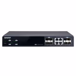 QNAP QSW-M804-4C, Géré, 10G Ethernet (100/1000/10000), Full duplex, Grille de montage
