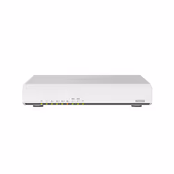 QNAP QHora-301W, Wi-Fi 6 (802.11ax), Bi-bande (2,4 GHz / 5 GHz), Ethernet/LAN, Blanc, Routeur