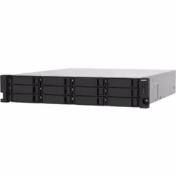 QNAP TS-1232PXU-RP, NAS, Rack (2 U), Annapurna Labs, AL324, Noir