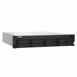 QNAP TS-832PXU-RP, NAS, Rack (2 U), Annapurna Labs, AL324, Noir