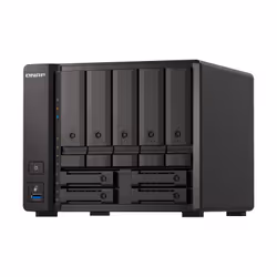QNAP TS-H973AX, NAS, Tower, AMD Ryzen, V1500B, Noir