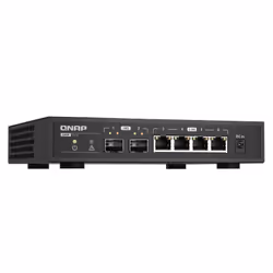 QNAP QSW-2104-2S commutateur réseau Non-géré 2.5G Ethernet Noir