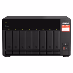 QNAP TS-873A, NAS, Tower, Ryzen Embedded, V1500B, Noir