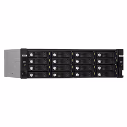 QNAP TL-R1620Sdc Boîtier disque dur/SSD Noir 2.5/3.5"