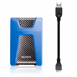 ADATA HD650 disque dur externe 1 To Bleu - Vue supplémentaire 4