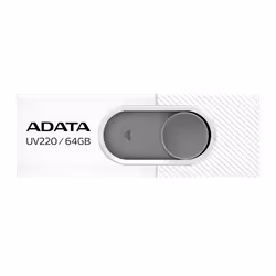 ADATA UV220 lecteur USB flash 64 Go USB Type-A 2.0 Gris, Blanc