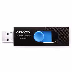 ADATA UV320 lecteur USB flash 32 Go USB Type-A 3.2 Gen 1 (3.1 Gen 1) Noir, Bleu