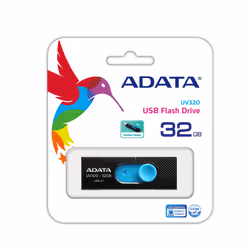 ADATA UV320 lecteur USB flash 32 Go USB Type-A 3.2 Gen 1 (3.1 Gen 1) Noir, Bleu