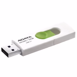 ADATA UV320, 32 Go, USB Type-A, 3.2 Gen 1 (3.1 Gen 1), Slide, 7,9 g, Vert, Blanc