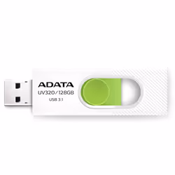 ADATA UV320 lecteur USB flash 128 Go USB Type-A 3.2 Gen 1 (3.1 Gen 1) Vert, Blanc