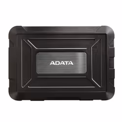 ADATA ED600, Boîtier disque dur/SSD, 2.5", Série ATA III, Connectivité USB, Noir