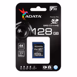 ADATA ASDX128GUI3V30S-R mémoire flash 128 Go SDXC UHS-I Classe 10