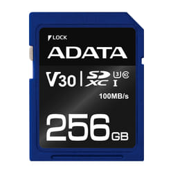 ADATA ASDX256GUI3V30S-R mémoire flash 256 Go SDXC UHS-I Classe 10