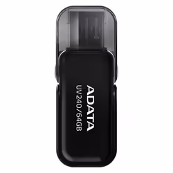 ADATA UV240, 64 Go, USB Type-A, 2.0, Casquette, 7 g, Noir