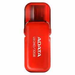 ADATA UV240, 32 Go, USB Type-A, 2.0, Casquette, 7 g, Rouge